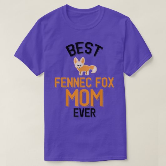 T-shirt Fennec Fox Mom (Design devant)