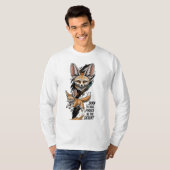 T-shirt Fennec Fox Né pour se lever Forgé dans le désert (Devant entier)