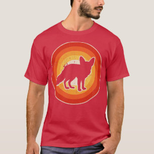 T-shirt Fennec Fox Sunset Retro pour Hommes Femmes Garçons