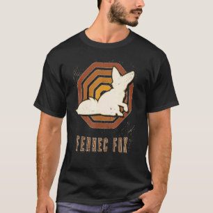 T-shirt Fennec Fox Vintage Retro Classic Animal Love