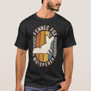 T-shirt Fennec Fox Whisperer Vintage Classic Retro Animal