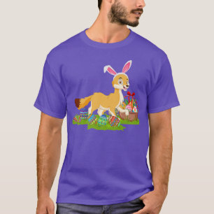 T-shirt Fennec Pour Pâques Oeuf Chasse Bunny Fennec Fo Eas