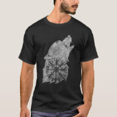 T-shirt Fenrir Fenrir Wolf D'Odin Vikings Asgard Valhalla (Devant)