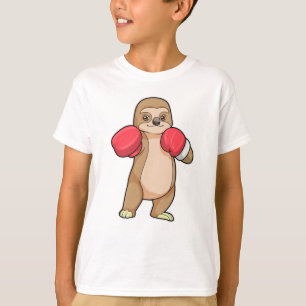 T-shirt Fente en boîte avec gants en boîte