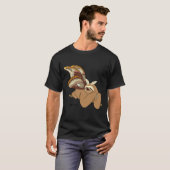 T-shirt Fente + Moth = Luminosité (Devant entier)