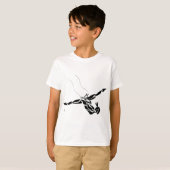 T-shirt Fentes de trapèze de vol (Devant entier)