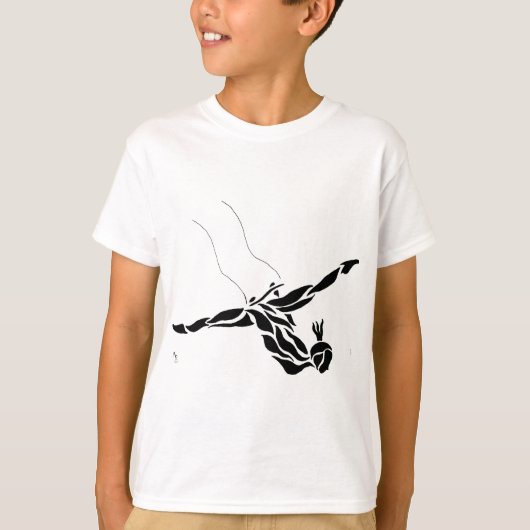 T-shirt Fentes de trapèze de vol (Devant)