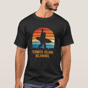 T-shirt Fenwick Island Delaware Sasquatch Souvenir