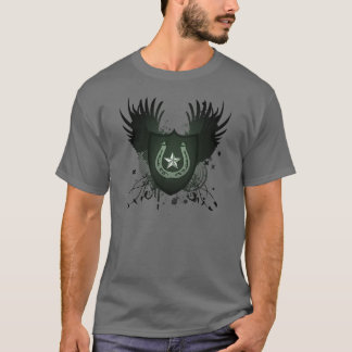 T-shirt fer à cheval chanceux. de haute fidélité