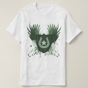 T-shirt fer à cheval chanceux. de haute fidélité