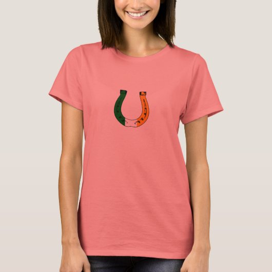 T-shirt fer à cheval irish : (Devant)