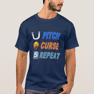 T-shirt Fer à cheval Lancer la malédiction de répétition d