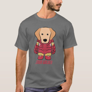 T-shirt Fer coloré Golden Retriever Funny Puppy Pet Lov