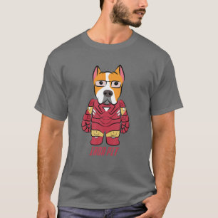 T-shirt Fer coloré Pitbull Funny Pit Bull Puppy Pet Lov