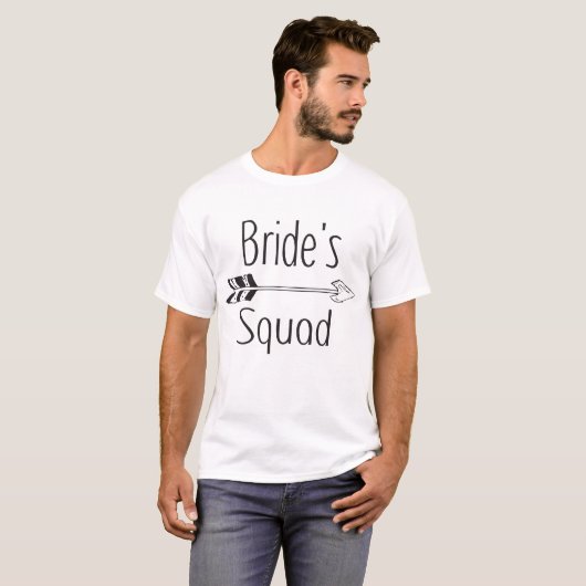 T-shirt Fer De L'Équipe Des Mariées En Transfert Pendant L (Devant entier)
