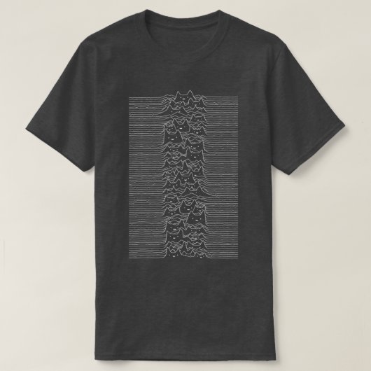 T-shirt Fer Division Chat Kitty Kitten Line Design d'art (Design devant)
