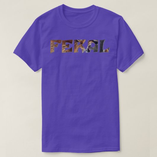 T-SHIRT FÉRAL (Design devant)