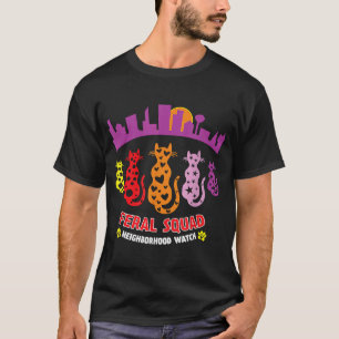 T-shirt Feral Cats Squad Cat Secourt TNR Cat Lady Cat Mama