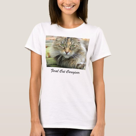 T-shirt Feral Tabby Chat T-Shrit (Devant)