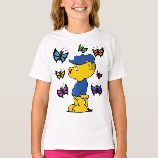 T-shirt Ferald et les papillons (Devant)