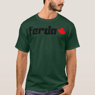 T-shirt Ferda Chemise canadienne de hockey drôle