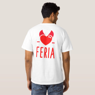 T-shirt Feria du Démon coeur humour fêtes