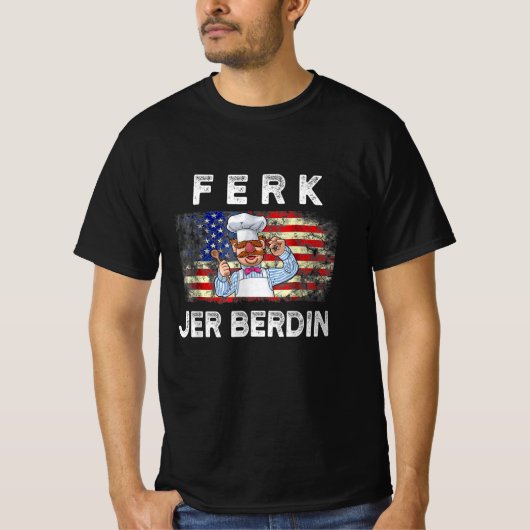 T-shirt ferk jer berdin vintage (Devant)
