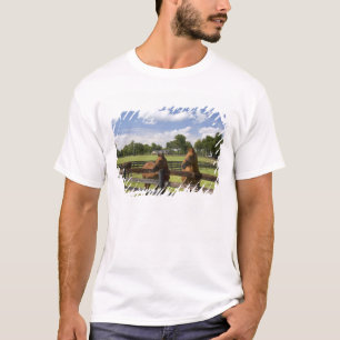 T-shirt Ferme à cheval Thoroughbred dans le comté de Mario