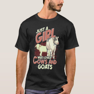 T-shirt Ferme Animaux Filles Vache Agricultrice Femmes Cul