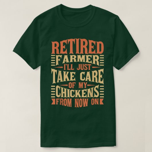 T-shirt Ferme avicole Poule (Design devant)