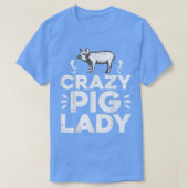 T-shirt Ferme de cochons drôles Cadeau d'éleveur de volail (Design devant)