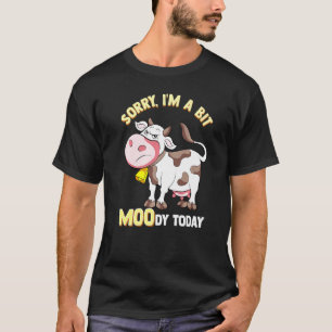 T-shirt Ferme de jeu de mots de vache lunatique