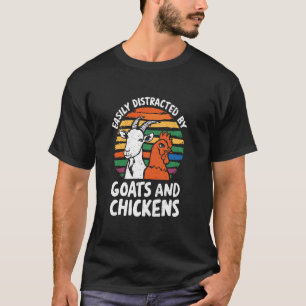 T-shirt Ferme de la maison de la chèvre drôle et de l'amou