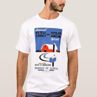 T-shirt Ferme de l'Illinois d'université WPA 1941