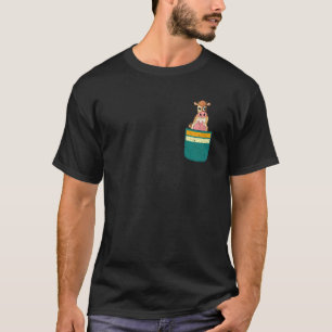 T-shirt Ferme de poche mignon animal agriculteur agricultu