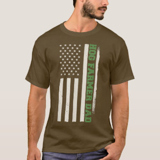 T-shirt Ferme de porc patriotique Agriculture de porc Ferm