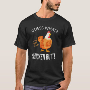 T-shirt Ferme de poulet cul Animaux d'élevage Agriculteur