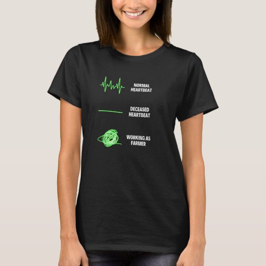 T-shirt Ferme de poulets d'élevage (Devant)