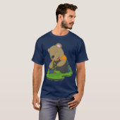 T-shirt Ferme de semis de Bear Farmer (Devant entier)