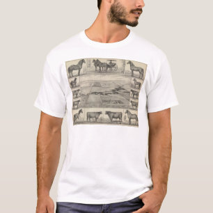 T-shirt Ferme de stock de vallée de cendre, Larned, le