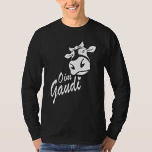 T-shirt Ferme de tête de vache Oim Gaudi Chalet alpin Ferm