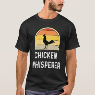T-shirt Ferme de volaille éleveur de poulets rétro