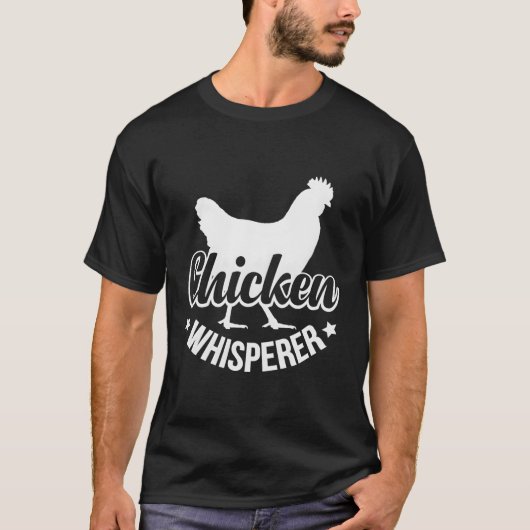 T-shirt Ferme de Whisperer de poulet (Devant)