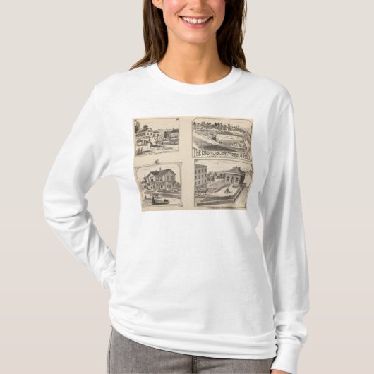 T-shirt ferme et usines hydrauliques dans Hydeville (Devant)