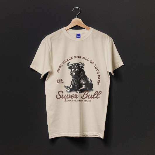 T-shirt Ferme Extraordinaire Super Bull