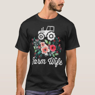 T-shirt Ferme Femme Agricultrice Femme Cadeaux Agricole Tr