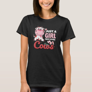 T-shirt Ferme Femme Fermière Mère Cute Vache Girl Rancher 