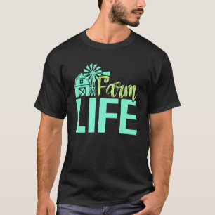 T-shirt Ferme Fermiers Tracteur Agriculture