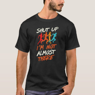 T-shirt Ferme-la Je n'y suis pas presque Il Runni cross-co