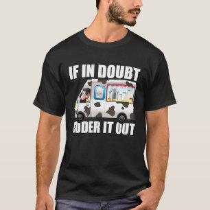 T-shirt Ferme laitière de vaches laitières camion de lait